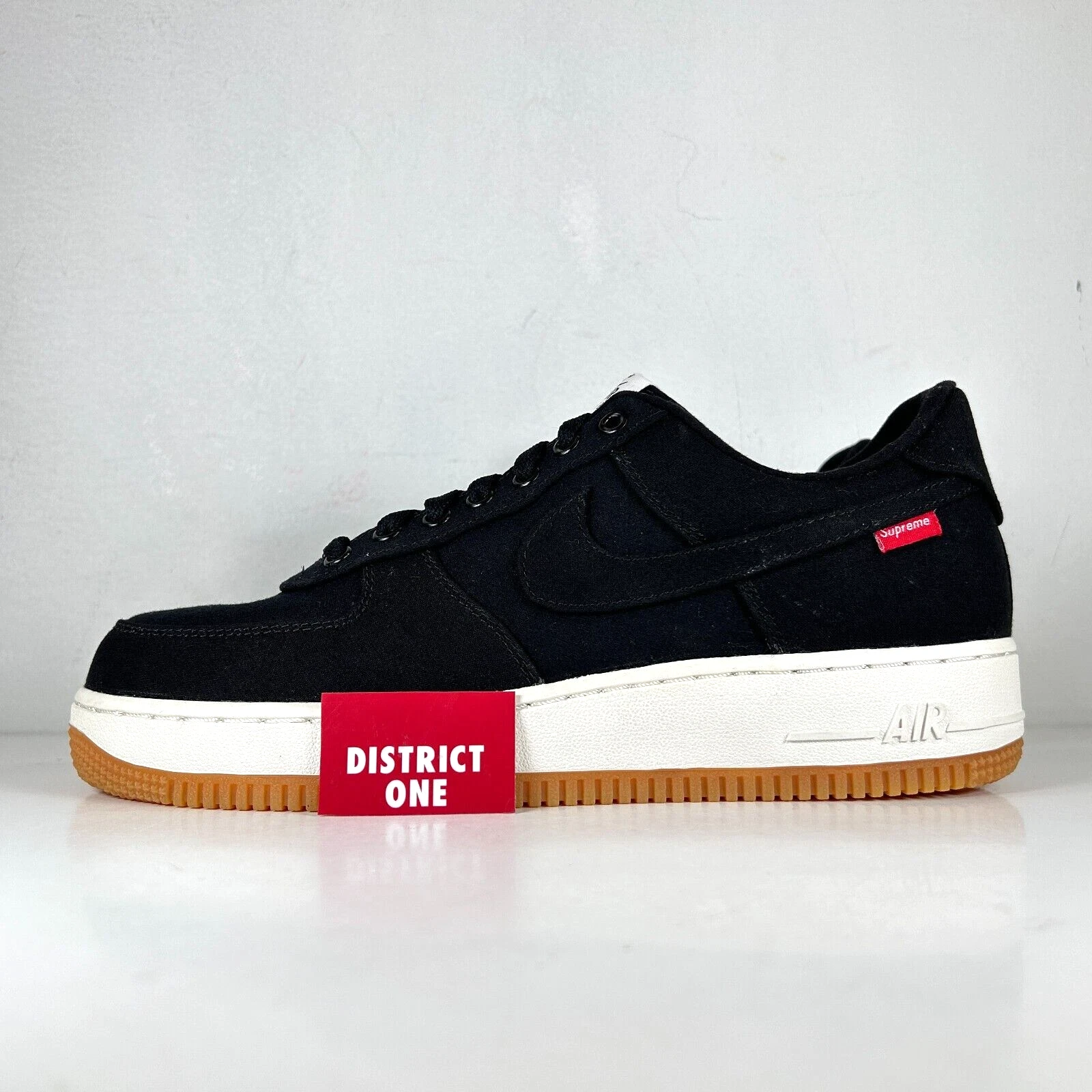 Supreme x Nike Air Force 1 Low Premium '08 NRG Noir 2012   Taille 9   573488 090