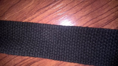 Bean Yoga Black Premium Cotton Yoga Mat Carry Sling Strap - 第 3/3 張圖片