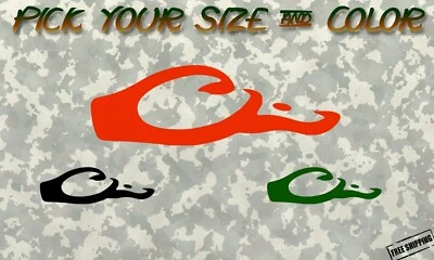 VINYL Drake Waterfowl Sticker 3" 5" 7" 11" Duck Jacket Camo Gloves Boots Waders