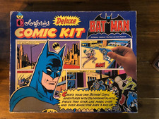 TWO 1989 BATMAN COLORFORMS - DELUXE COMIC KIT  ADVENTURE SET - JOKER RIDDLER