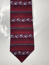 Vtg Evan Picone Neckwear Mens 100% Pure Silk Tie 57”L 4” W Made in USA