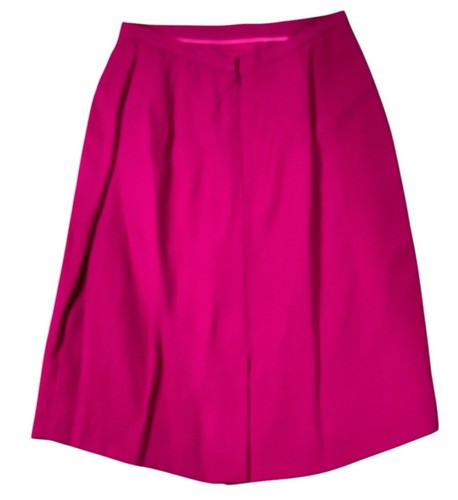 Falda Lápiz Vintage Gruppo Americano Rosa Caliente Talla 8 Forrada Hasta la Rodilla Hecha en EE. UU. - Imagen 5 de 5