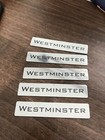 Westminster Furniture Garden Furniture Metal Brand Tags X 5 Quantity