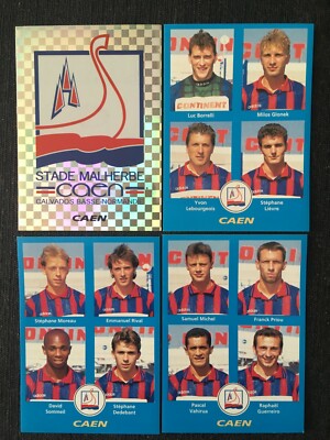 Lot De 8 Stickers Panini Foot 96 - France Football - Saison 1994 - Non Collés