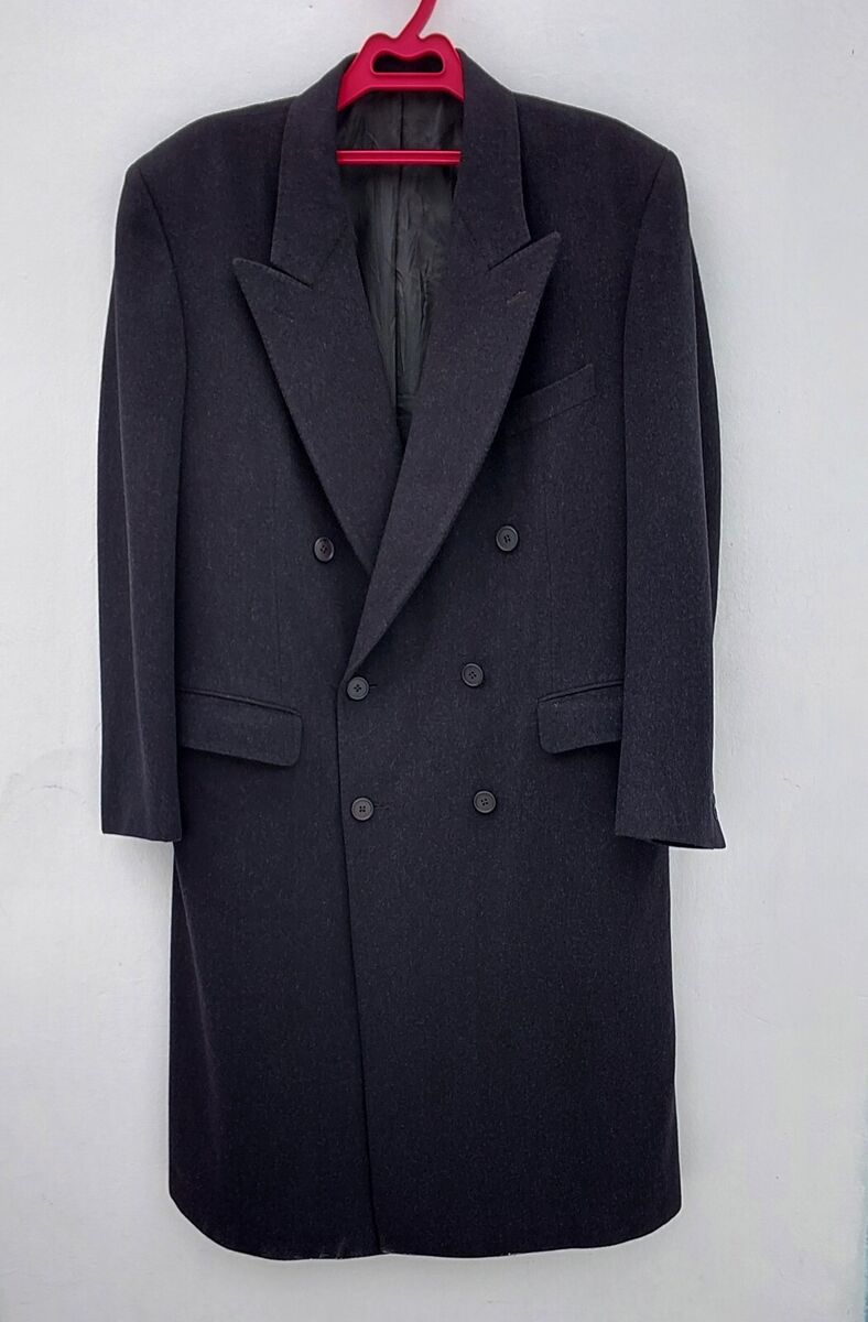 Vintage Men CHRISTIAN DIOR MONSIEUR Black Gray 100% Wool Vintage Men CHRISTIAN DIOR MONSIEUR Black Gray 100% Wool