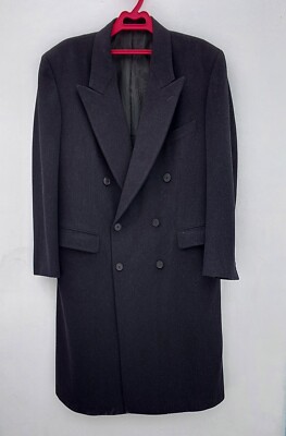 Vintage Men CHRISTIAN DIOR MONSIEUR Black Gray 100% Wool Vintage Men CHRISTIAN DIOR MONSIEUR Black Gray 100% Wool