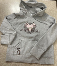 Walt Disney World Hoodie Original 1971 Mickey Mouse Embroidered Sweatshirt LARGE