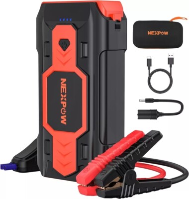 NEXPOW Battery Jump Starter 2500A Car Jump Starter (up to 8.0L Gas/8L