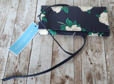 Draper James Blue Floral Jewelry Roll 3.5inX7.8in Travel READ