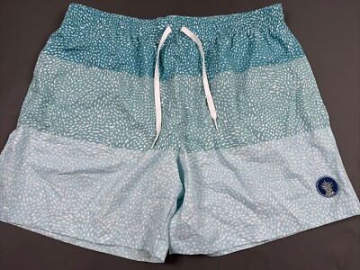 NWOT & Defect Chubbies The Whale Sharks 5.5  Classic Swim Trunks XL