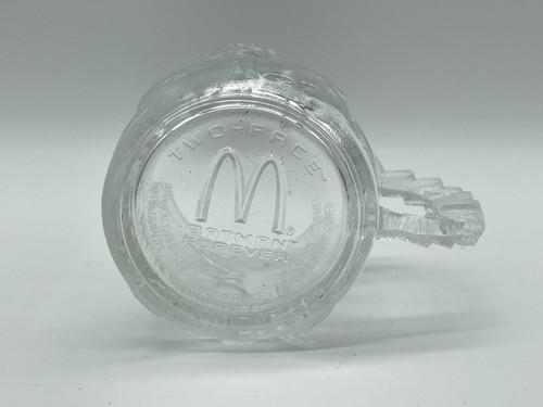 McDonald's Batman Forever 1995 "Two-Face" Glass Cup Mug - Picture 5 of 6
