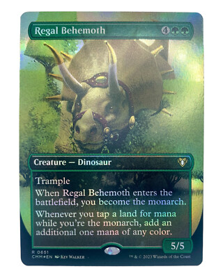 MTG | Regal Behemoth | Commander Masters | Foil | NM | EN