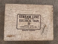 Vintage Louis Marx Stream Line Steam Type Electric Train Set No. 52845