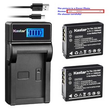 Kastar Battery LCD USB Charger for Panasonic CGA-S007  Panasonic LUMIX DMC-TZ3S