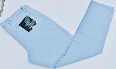 Tommy Hilfiger Jeans Hose Bleecker Original Chino TW Baumwolle Stretch hellblau