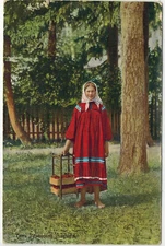 Young Woman from Ryazan Area, Russian Type, Russia, 1912 inside Finland