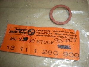 Nos Dell Orto Bmw R90s Carburetor Bowl Screw Plug Gasket Ring Ebay