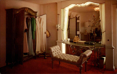 USA Universal Studios California Dressing Room color Postcard ~1970/80 Postkarte