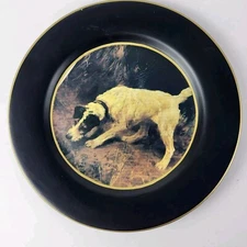 Raymond Waites Decorative Plate Sniffing Hunting Dog Toyo Trading Company