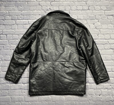 Emporio Italy Worldwide Leather Jacket Mens XL? Roma Milano Black