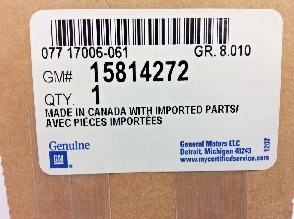 Chevrolet Kodiak GMC Topkick C4500 C5500 2003-2009 capó agarre mango nuevo fabricante de equipos originales Foto 4 de 4