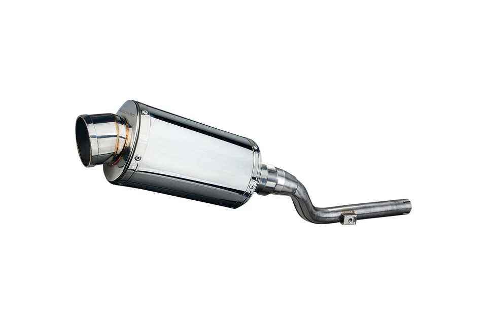 Yamaha XT225 Serow 1986-2007 Kit de silenciador de escape de acero inoxidable ovalado de 9" deslizable Foto 2 de 4