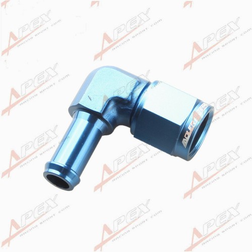 Female AN6 AN -6 To 5/16" 8mm Hose Elbow 90 Degree Swivel Barb - Foto 7
