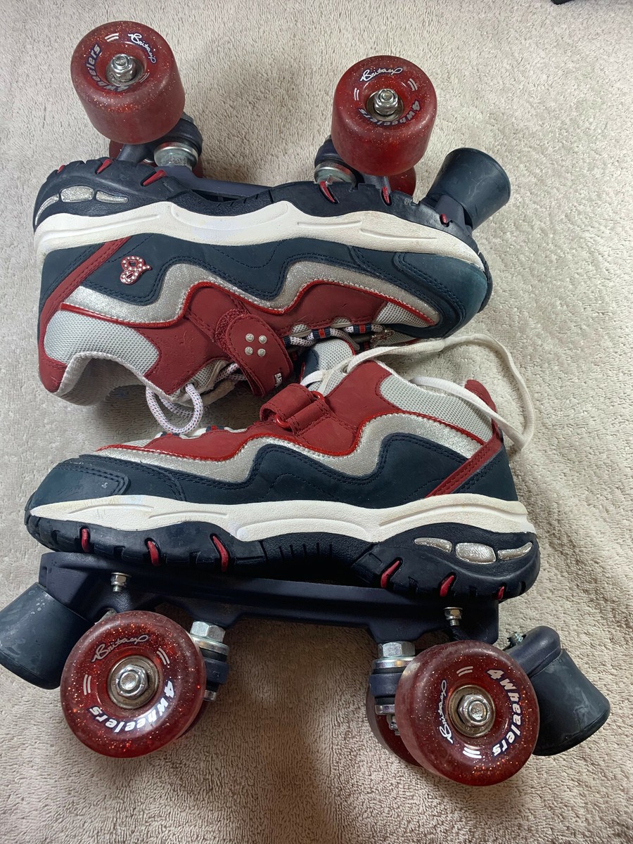 Britney Spears Skechers Wheelers Roller Skates Womens Size Red White  Blue