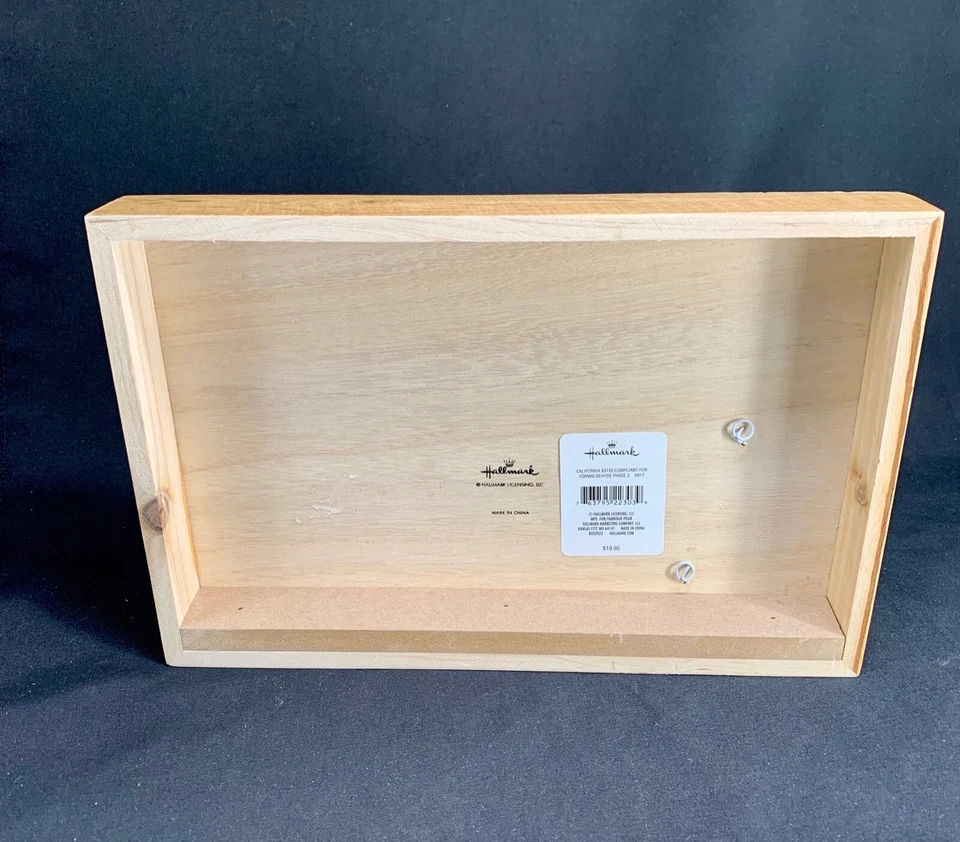 Hallmark My Heart Is At The Shore Plaque Wood 8X12 Wall Art Camp Home Decoration - Image 2 of 2