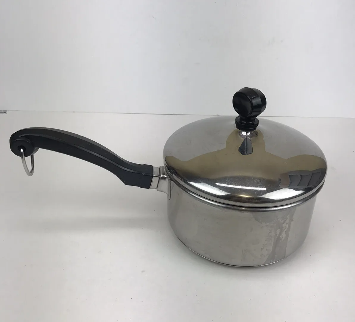 Farberware 1 Qt Saucepan With Lid Pot Stainless Steel Aluminum Clad