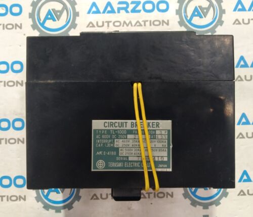 1pc New TERASAKI TL-100D Circuit Breaker 20A 3P - Picture 3 of 9