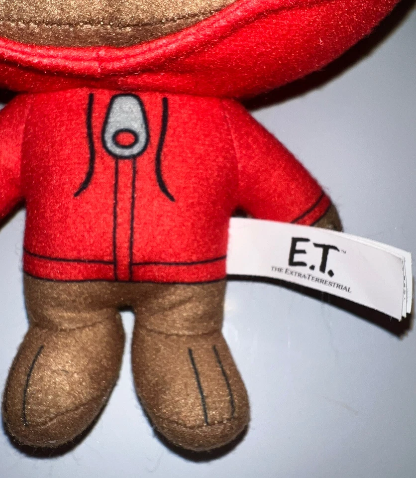 "Muñeco de peluche con capucha roja Universal Studios ET Extra Terrestrial 7""" Foto 3 de 3