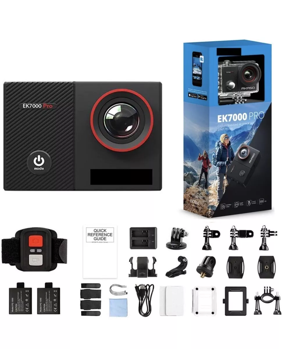 AKASO EK7000 Pro 4K Action Camera Touch Screen EIS Adjustable