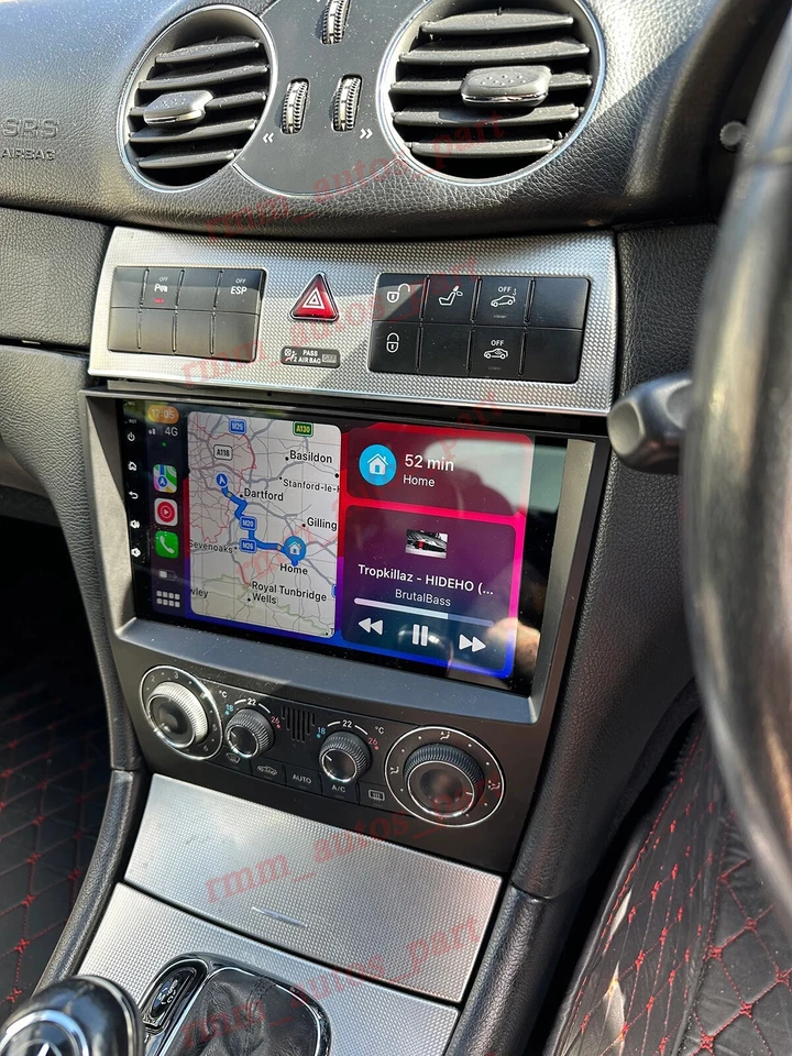 for Mercedes-Benz CLK C209 2003-2009 Android 14.0 GPS Car Stereo Radio 2+64 Foto 3 de 4