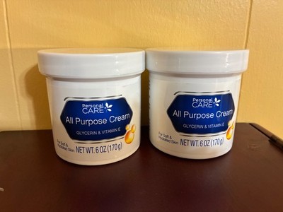 2x Personal Care Coconut Oil Moisturizing Cream, Collagen, Glycerin Vitamin E