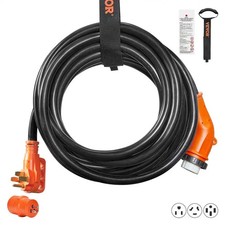 Vevor 30 Ft. STW 6/3 + 8/1 50Amp 250 Volt RV Power Generator Cord