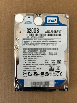 2,2'' 320Gb Sata Festplatte