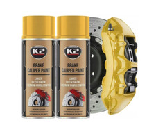2x Bremssattellack GOLD 400ml Spray Bremsen Tuning +260°C L346ZL
