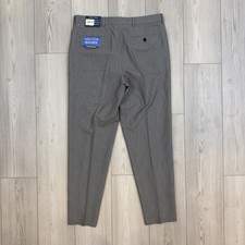 NWT Nautica Mens Modern fit Dress Pants 34 X 30 Light Grey Performance Stretch