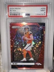 2024 Panini Prizm - Rookies Bo Nix #309 Red No Huddle Prizm /75 (RC)