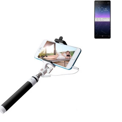 Selfie bâton / Selfie-Stick pour Sony Xperia 10 II, noir Manfrotto, perche tél - Photo 1/4