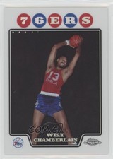 2008-09 Topps Chrome Refractor Wilt Chamberlain #178 HOF 0ex8