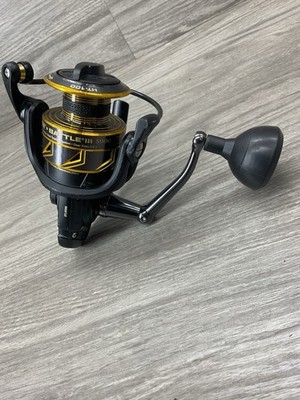 penn battle 5000 spinning reel Penn Battle III 5000 Spinning Fishing Reel 5.6:1 Ratio Black/Gold