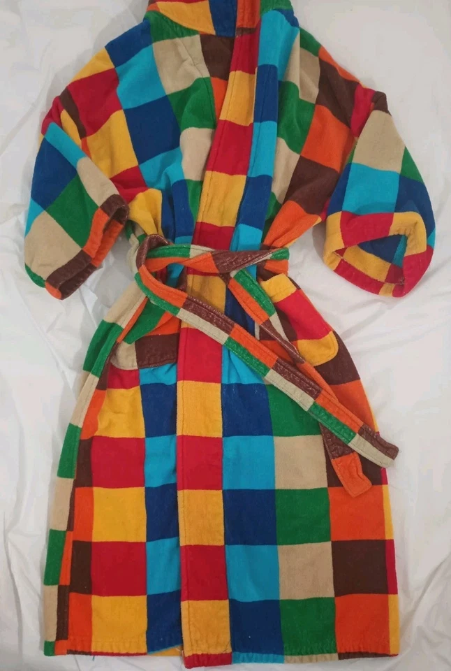 Vintage 1970s Cable Car  Clothiers San Francisco British Goods Store Robe - Image 2 of 4