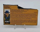 Vintage 1989 GI Joe Night Force Muskrat File Card Nice Rare