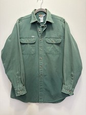 Vintage Carhartt Rugged Outdoor Wear Button Down Shirt Sz LG