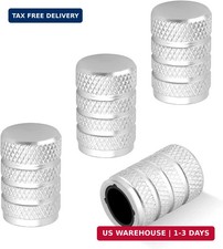4PCS Car Tire Valve Caps,Aluminum Alloy Tire Valve Stem Caps with Inner Protecti