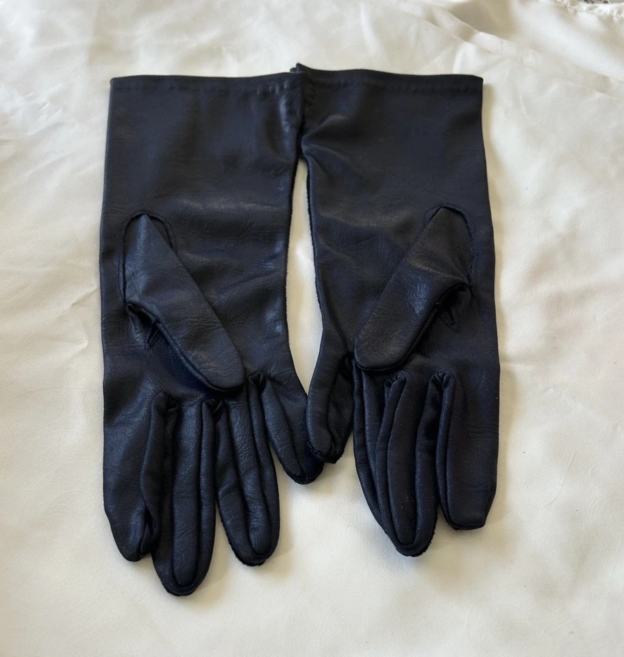 Guantes De Colección Van Raalte Azul Medianoche Antebrazo Damas Talla S Nunca Usados Foto 4 de 4