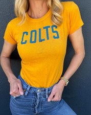 1970s VINTAGE 70s COLTS T-SHIRT ADULT SZ XS - S JOHNNY KNOXVILLE STYLE 80s 60s