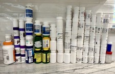 Lot 66 Used Large Medium Plastic Empty Pill Bottles Vitamins Scripts Meds Drugs